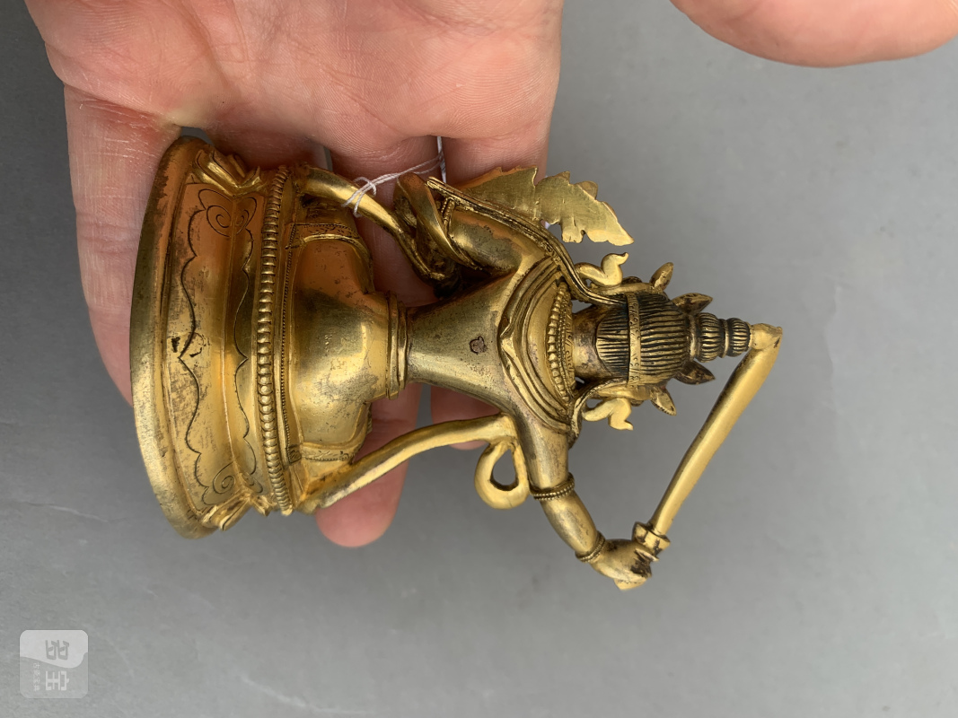 A GILT-BRONZE FIGURE OF MANJUSHRI - 图8